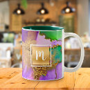 Search for two tone green mugs Abstract