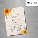 Search for sunflower baby invitations Boho