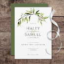 Search for greenery wedding invitations Modern