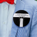 Search for best groomsman badges Black and white