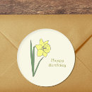 Search for jonquil flower stickers Yellow