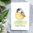 Search for capped chickadee cards Watercolor