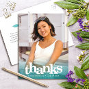 Search for graduation thank you postcards Typography
