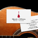 Search for guitar business cards Minimal