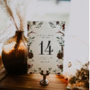 Search for deer antlers table cards Boho