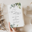 Search for wedding programs Order of service