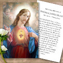 Search for sacred heart prayer cards Funeral