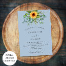 Search for blue and sunflower wedding invitations Sunflowers