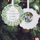Search for wreath christmas cards Gold