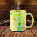 Search for orange lime green mugs Yellow