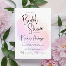 Search for pink black bridal shower invitations Formal