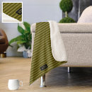 Search for olive green blankets Striped