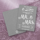 Search for mr and mrs wedding invitations Rustic