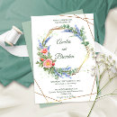 Search for rose gold geometric wedding invitations Eucalyptus