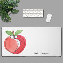 Search for teacher apple mousepads Red