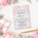 Search for silver glitter baby shower invitations Winter