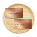 Search for faux rose gold foil business cards Minimalist