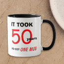 Search for mens 50th birthday mugs Funny