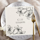 Search for floral wedding napkins Formal