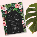 Search for hibiscus wedding invitations Watercolor flowers
