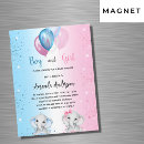 Search for blue baby girl shower invitations Boy and girl