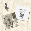 Search for qr code music business cards Violin