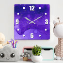 Search for purple clocks Watercolor