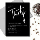 Search for 30th birthday invitations Thirtieth