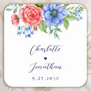 Search for blue and red wedding stickers Elegant