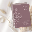 Search for lilac and white wedding invitations Modern