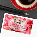 Search for peony wedding return address labels Bridal shower