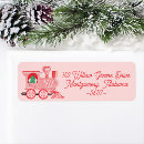 Search for train return address labels Christmas tree