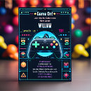 Search for level up birthday invitations Modern