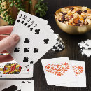 Search for heart shaped playing cards Pattern