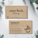 Search for modern bakery business cards Caterer