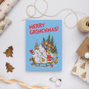 Search for the runaway postcards Retro vintage classic grinch