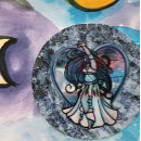 Search for teal and purple stickers Heart