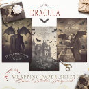 Search for dracula wrapping paper Halloween