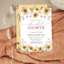 Search for country bridal shower invitations Sunflower