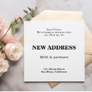 Search for new office address invitations Moving