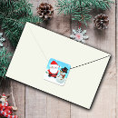 Search for snowman design stickers Santa