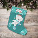 Search for cute polar bear christmas stockings Kids