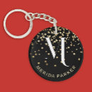 Search for glam key rings Black and white