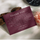 Search for burgundy thank you cards Classic