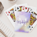 Search for watercolor playing cards Purple