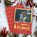 Search for merry kissmas cards Red