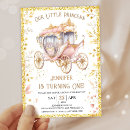 Search for once upon a time 1st birthday invitations Baby girl