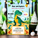 Search for dinosaur 2nd birthday invitations Dinomite