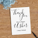 Search for usher cards Script