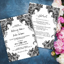Search for black lace wedding invitations Modern